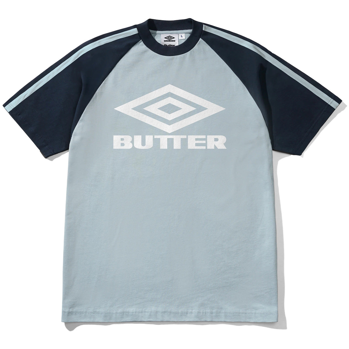 Butter Goods x Umbro Diamond Logo Raglan T-shirt Slate/Navy