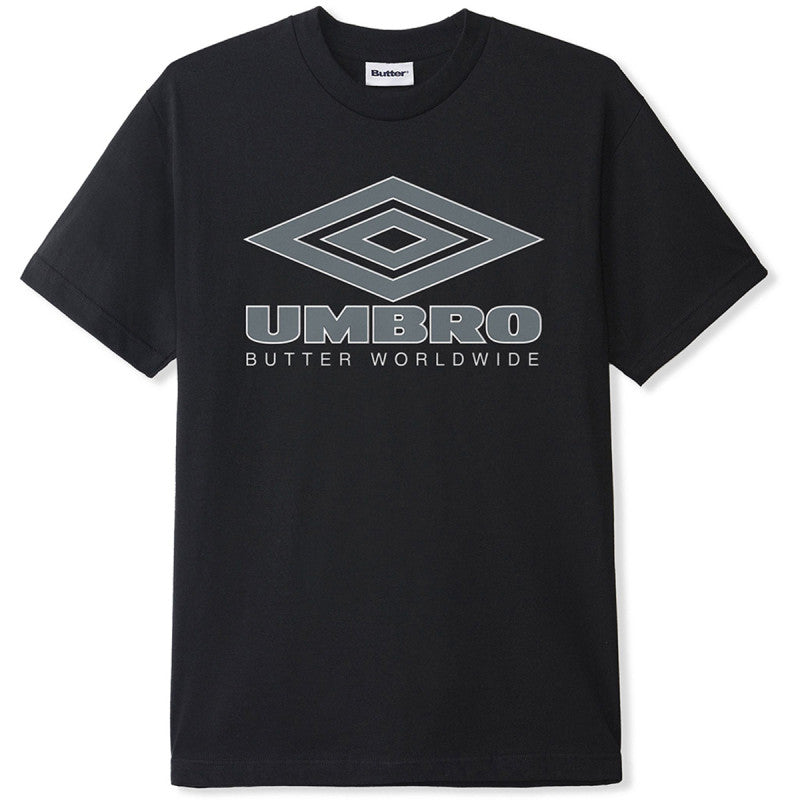 Butter Goods x Umbro Diamond Logo T-Shirt Black