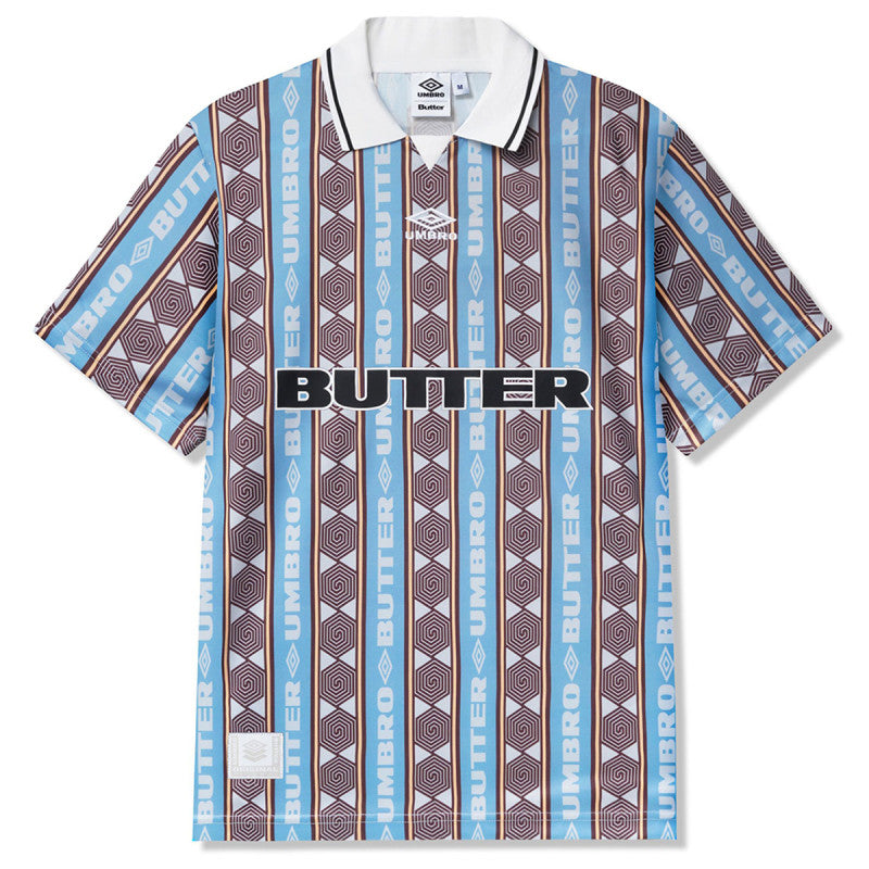 Butter Goods x Umbro Vert Jersey Sky/Brown