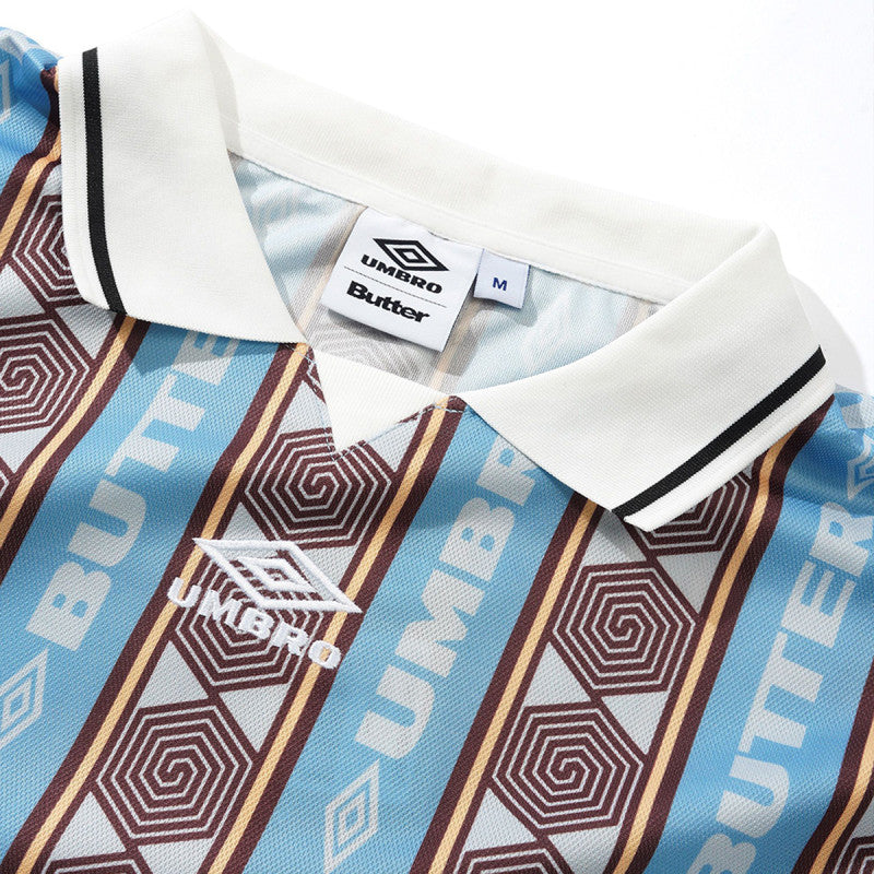 Butter Goods x Umbro Vert Jersey Sky/Brown