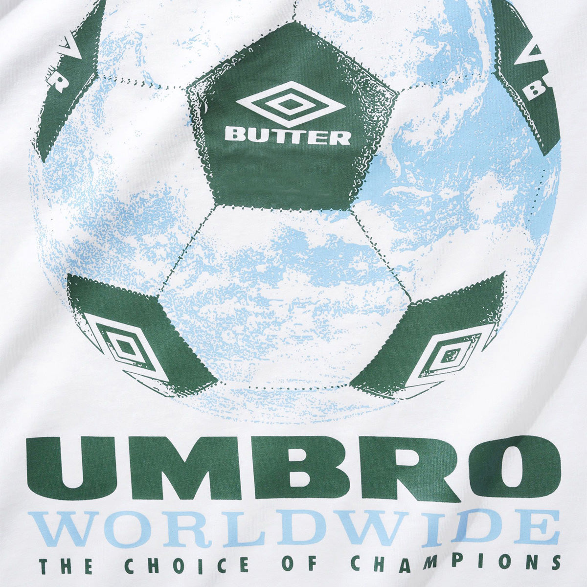 Butter Goods x Umbro World Game T-shirt White