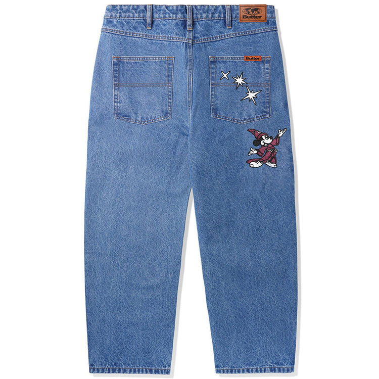 Butter x Disney Fantasia Baggy Denim Jeans Washed Indigo – Sparky ...