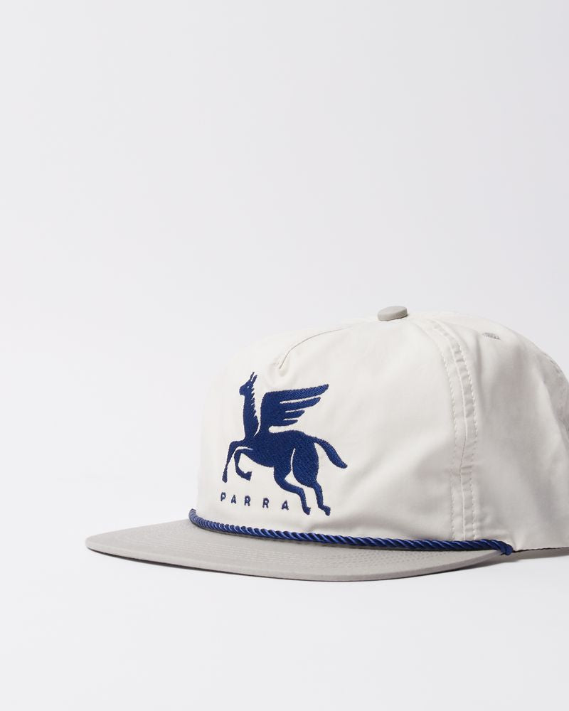 By Parra Gasoline 5 Panel Hat Grey