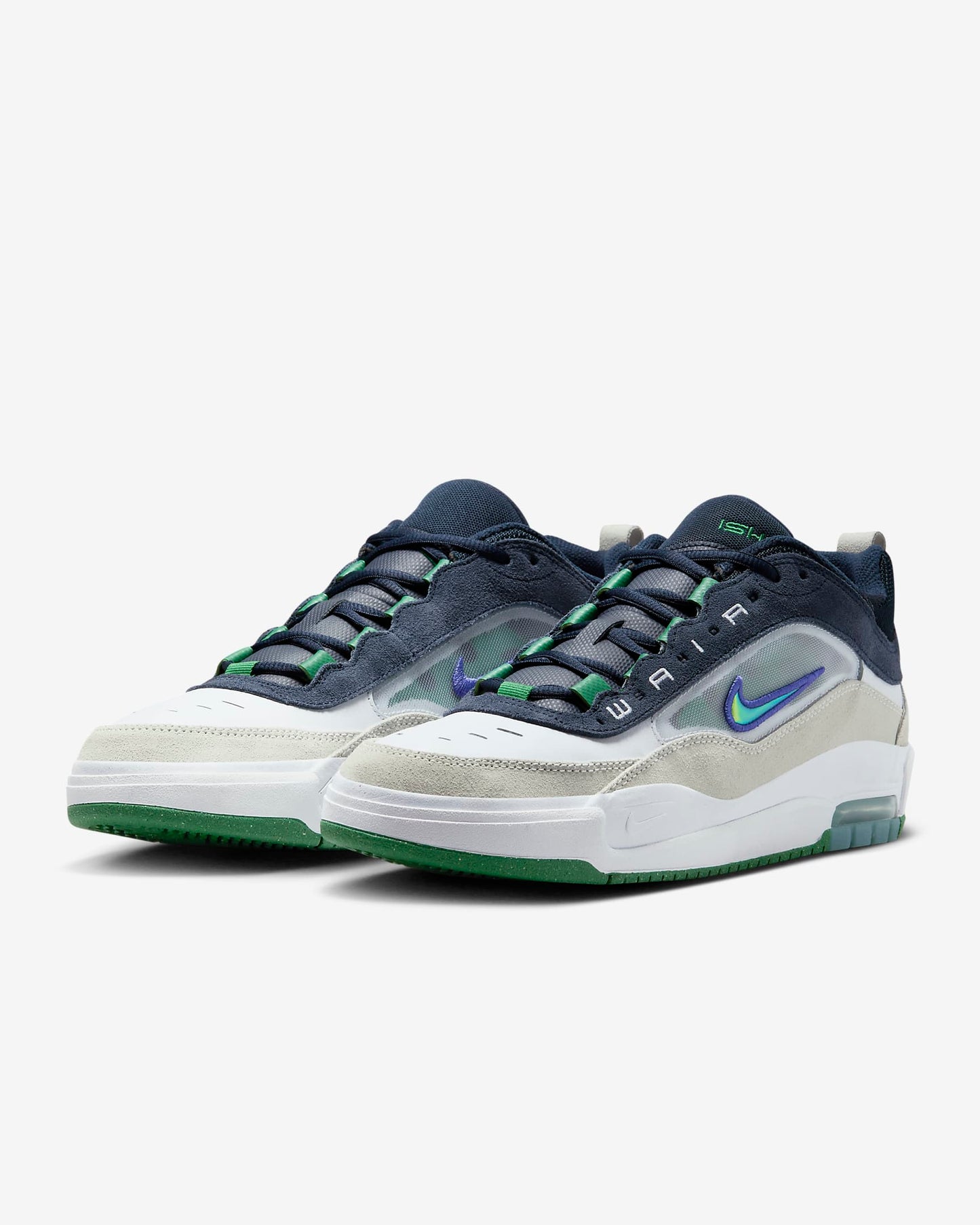 Nike SB Air Max Ishod White/Persian Violet/Obsidian/Pine Green