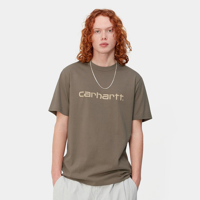 Carharrt WIP Script T-Shirt Branch/Rattan