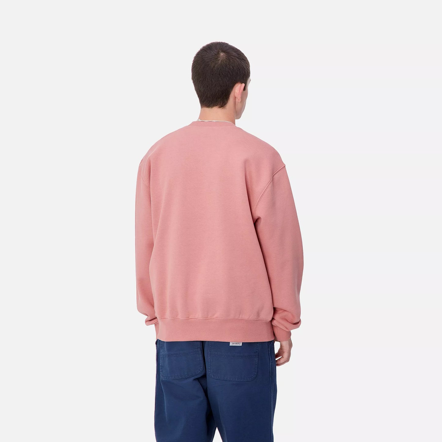 Carhartt WIP Sweater Dusty Rose/Sycamore Tree