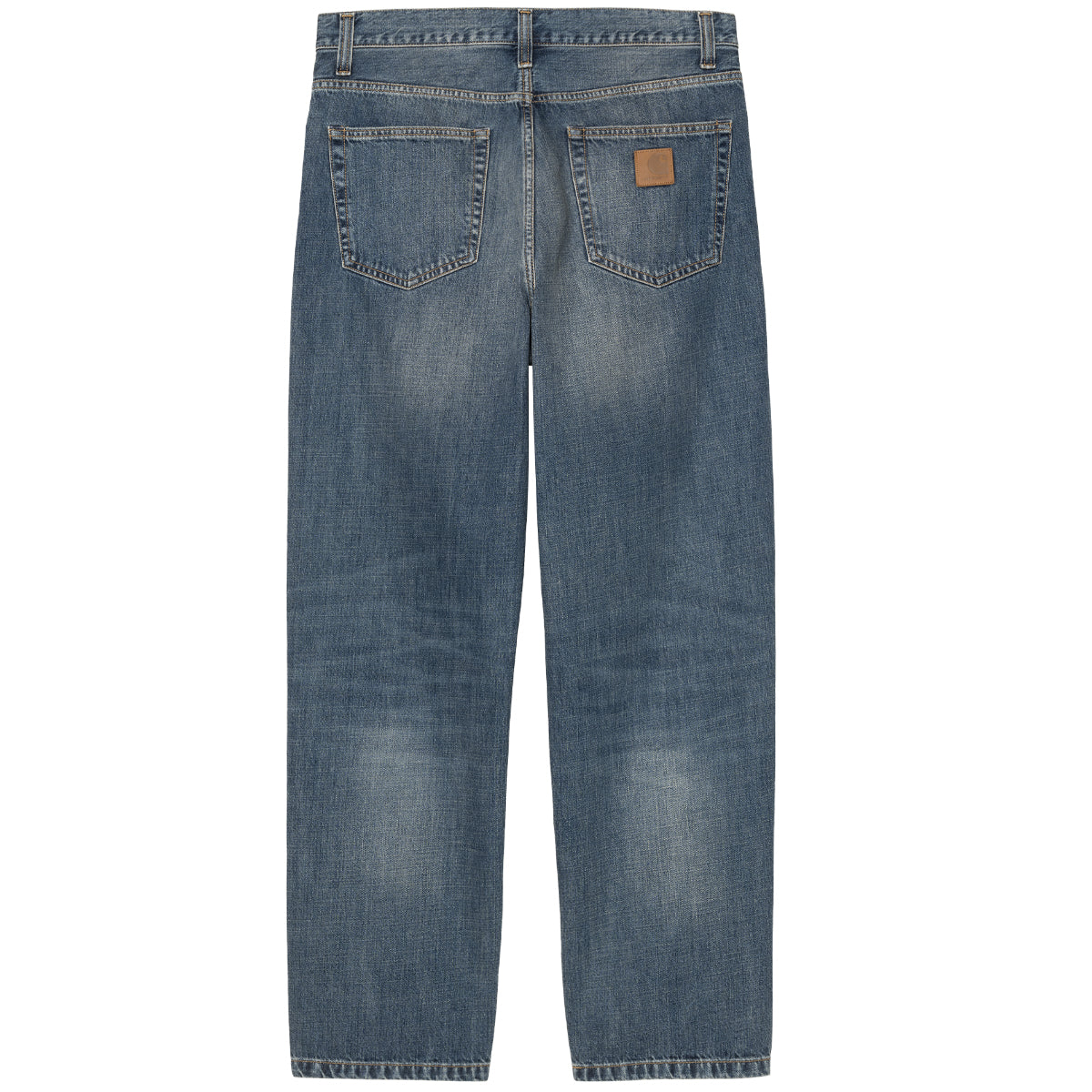 Carhartt WIP Aaron Pant Blue Dark Used Wash