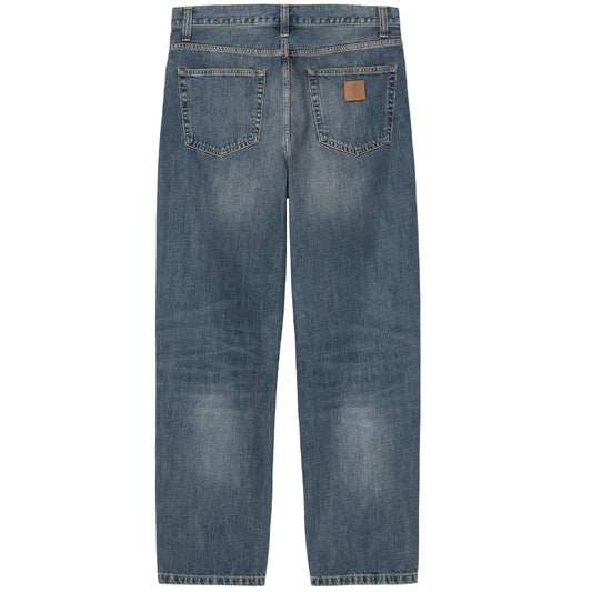 Carhartt WIP Aaron Pant Blue Dark Used Wash