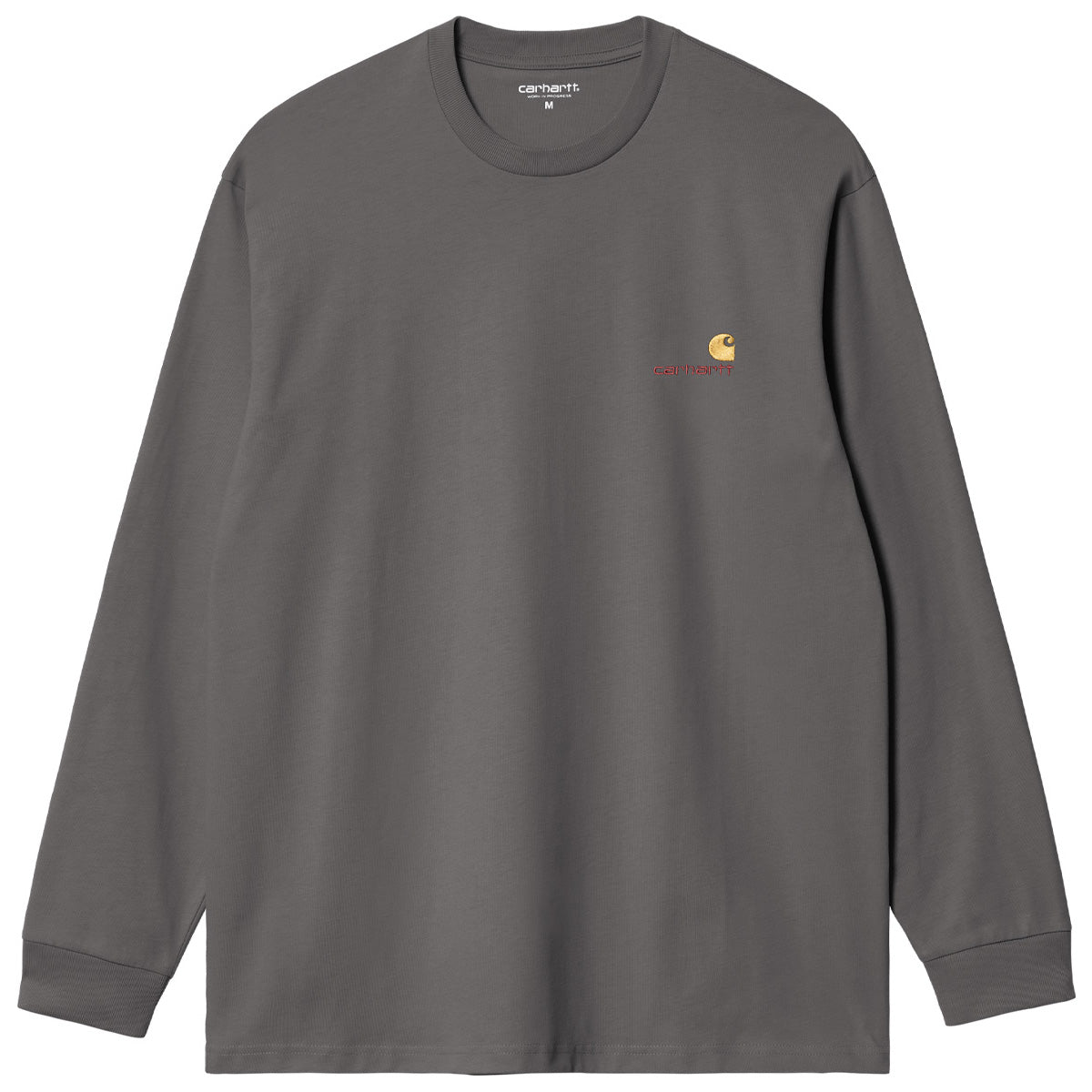 Carhartt WIP American Script Longsleeve T-Shirt Graphite