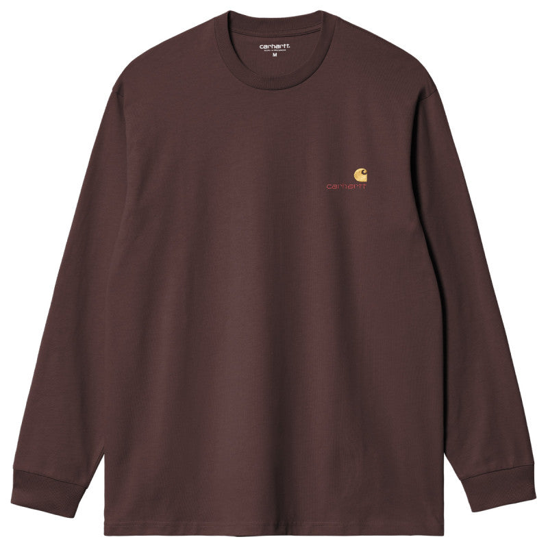 Carhartt WIP American Script Longsleeve T-Shirt Palisander