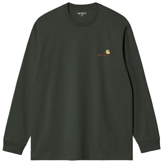 Carhartt WIP American Script Longsleeve T-Shirt Raven