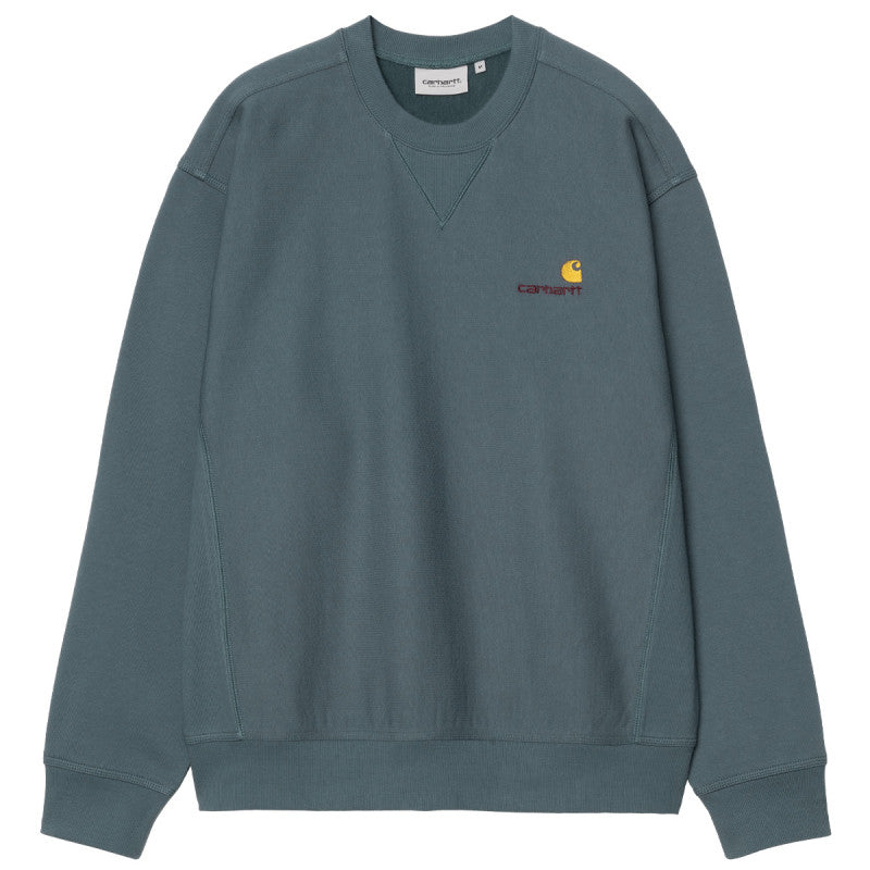 Carhartt WIP American Script Sweater Office Blue