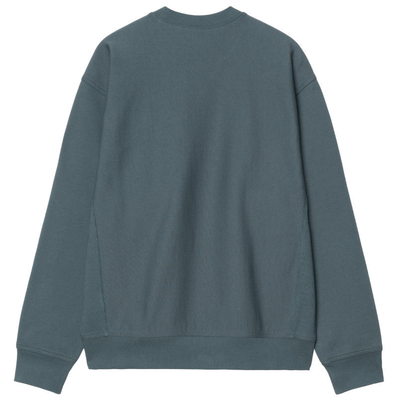 Carhartt WIP American Script Sweater Office Blue