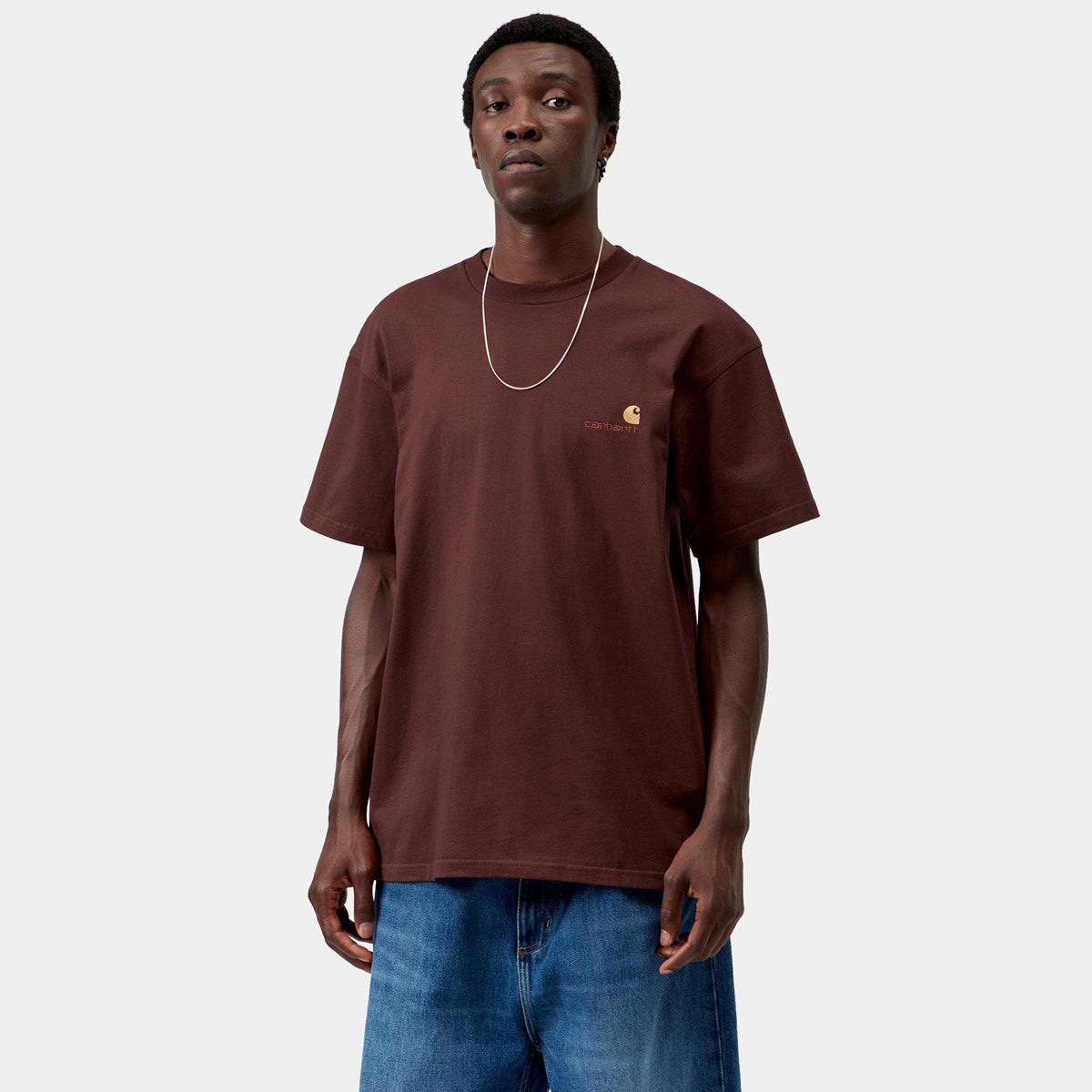 Carhartt WIP American Script T-Shirt Amarone