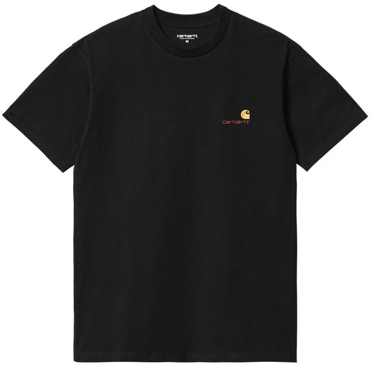 Carhartt WIP American Script T-Shirt Black