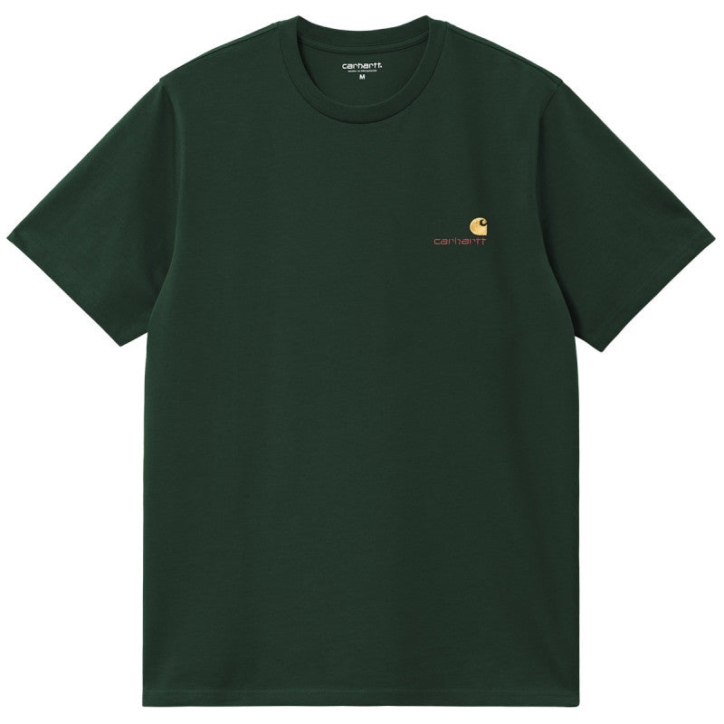 Carhartt WIP American Script T-Shirt Conifer