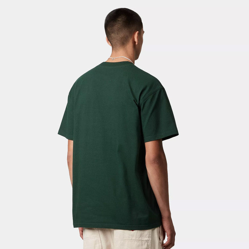 Carhartt WIP American Script T-Shirt Conifer