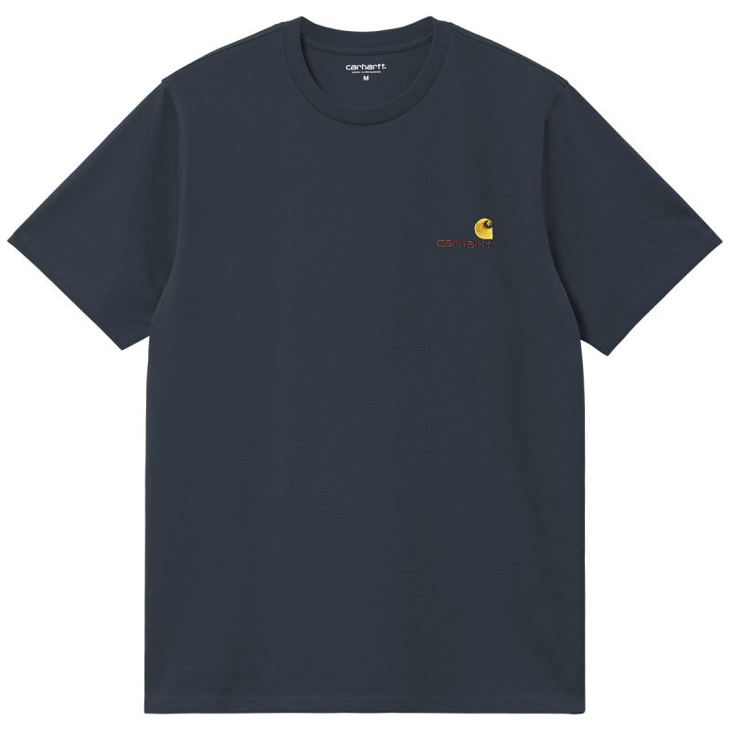 Carhartt WIP American Script T-Shirt Deep Night