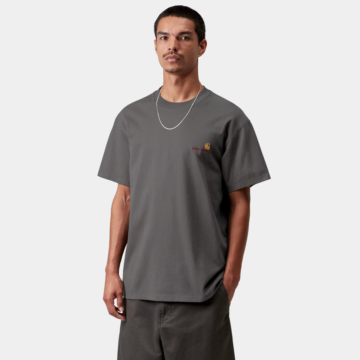 Carhartt WIP American Script T-Shirt Graphite