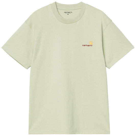 Carhartt WIP American Script T-Shirt Pale Olive