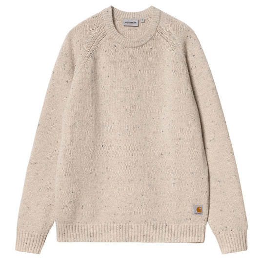 Carhartt WIP Anglistic Sweater Speckled Moonbeam