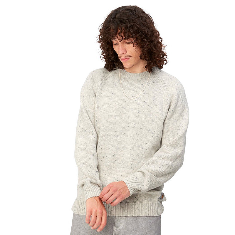 Carhartt WIP Anglistic Sweater Speckled Salt