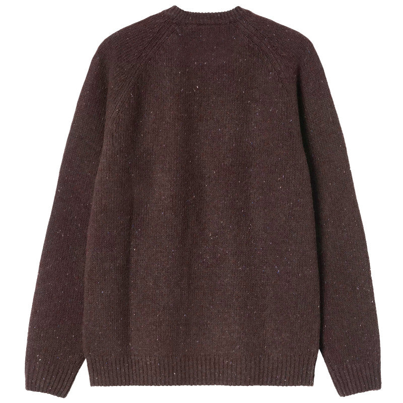 Carhartt WIP Anglistic Sweater Speckled Tobacco