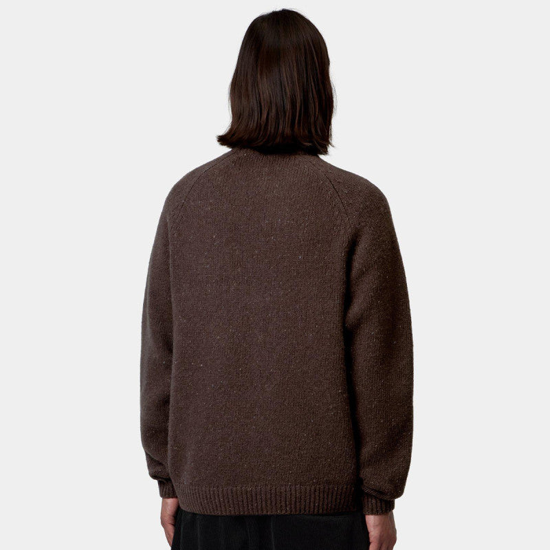 Carhartt WIP Anglistic Sweater Speckled Tobacco
