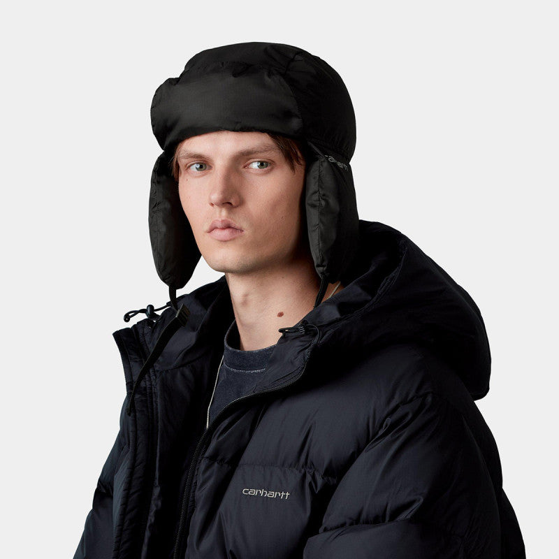 Carhartt WIP Ardon Ear Guard Cap Black/Shady Grey