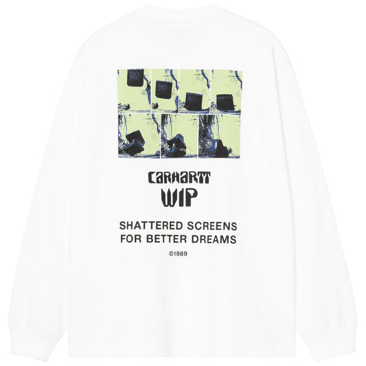 Carhartt WIP Better Dreams Longsleeve T-Shirt White