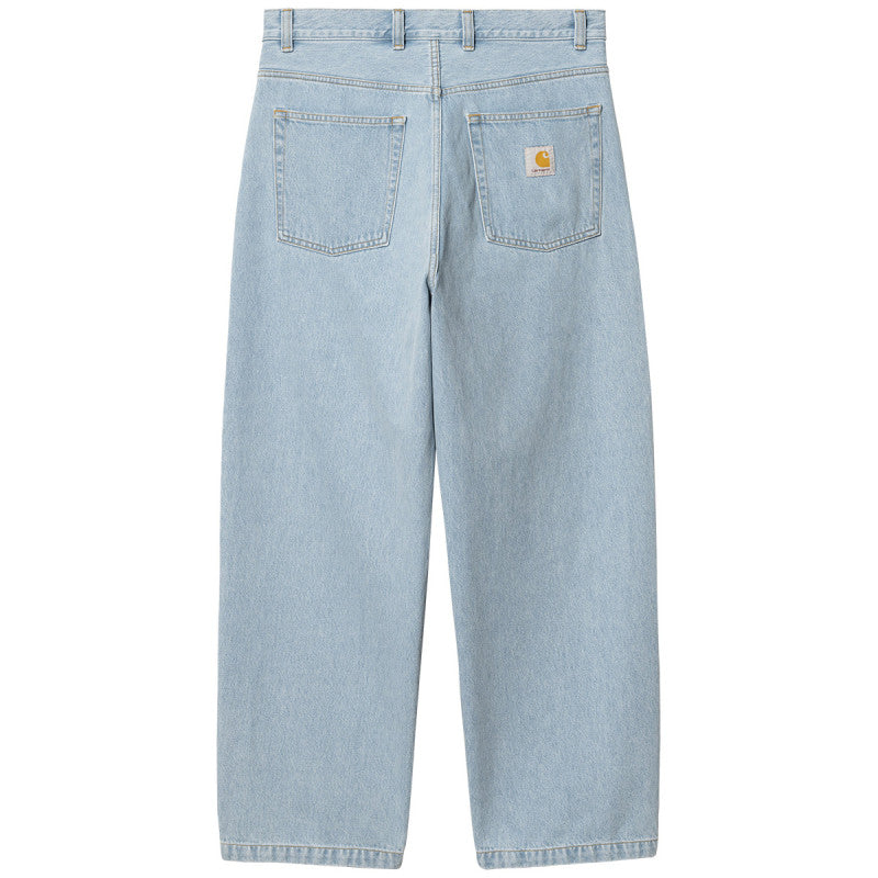 Carhartt WIP Brandon Pant Blue Heavy Stone Bleached