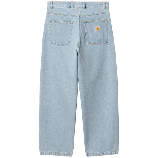 Carhartt WIP Brandon Pant Blue Heavy Stone Bleached