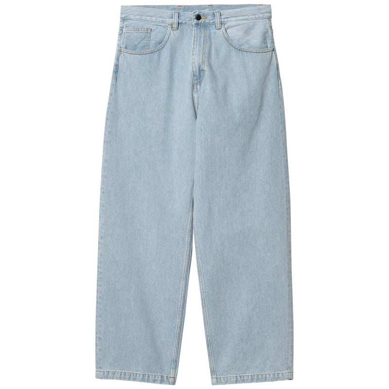 Carhartt WIP Brandon Pant Blue Heavy Stone Bleached