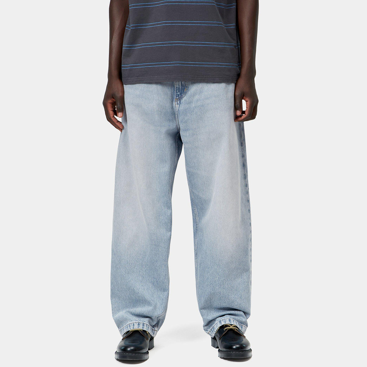 Carhartt WIP Brandon Pant Blue Heavy Worn Bleached