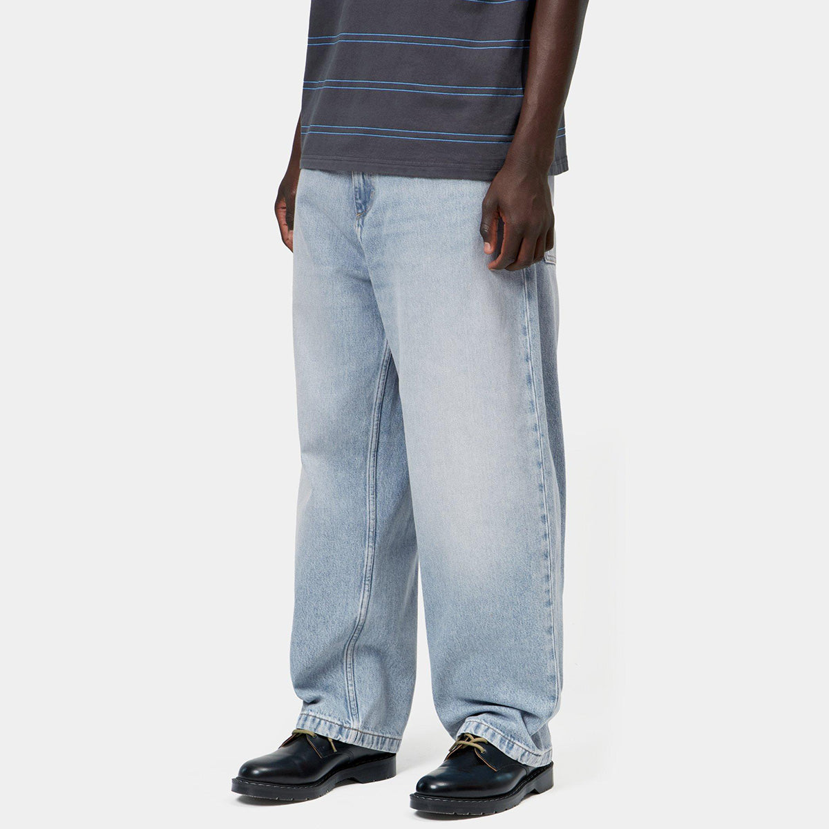 Carhartt WIP Brandon Pant Blue Heavy Worn Bleached