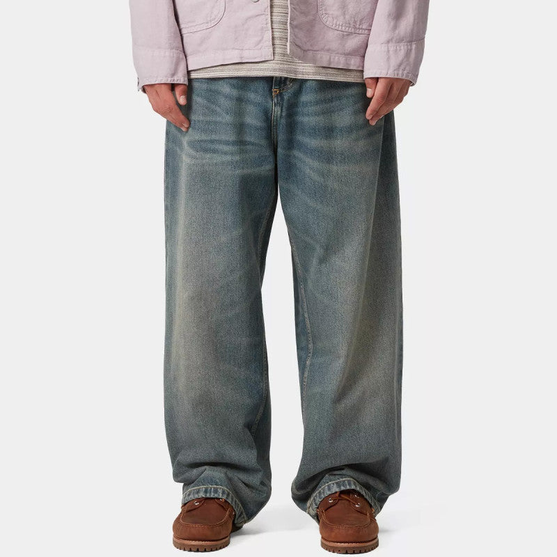 Carhartt WIP Brandon Pant Blue Worn Used Wash