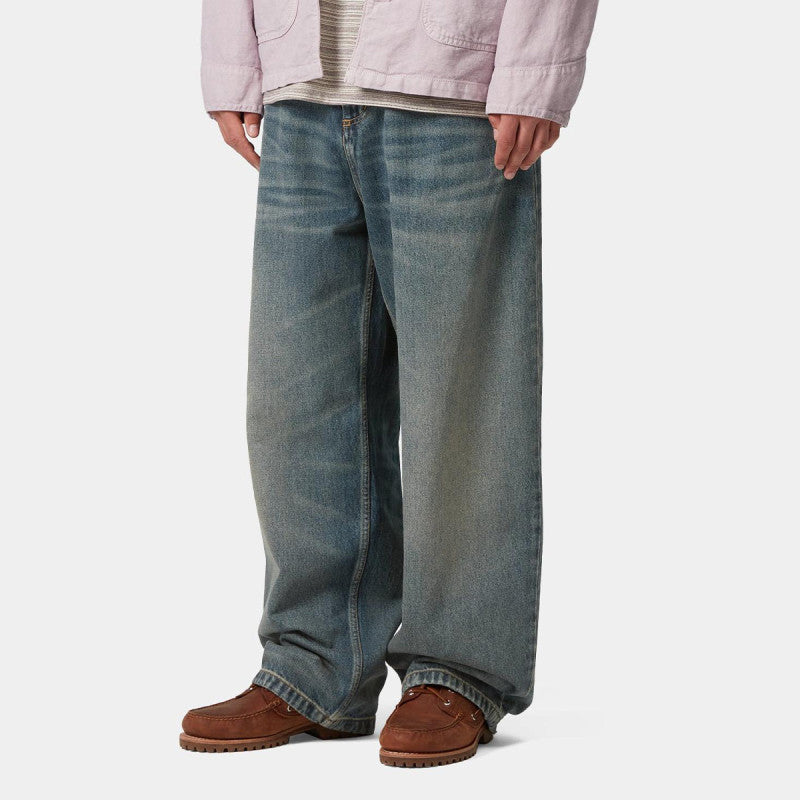 Carhartt WIP Brandon Pant Blue Worn Used Wash