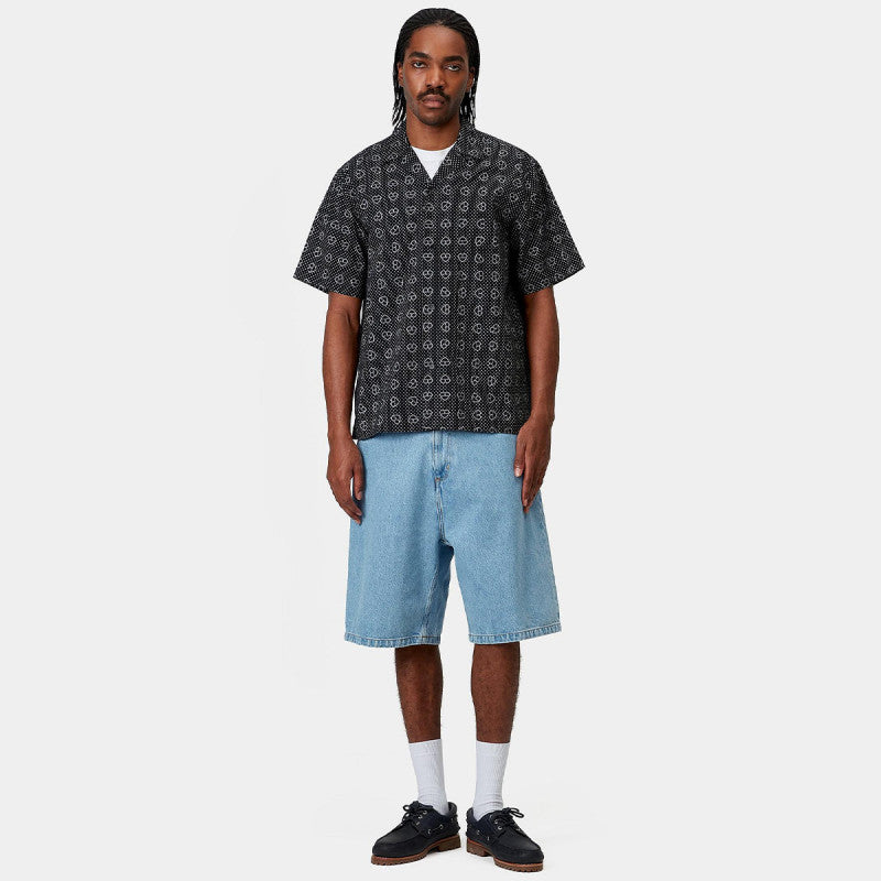 Carhartt WIP Brandon Short Blue Stone Bleached