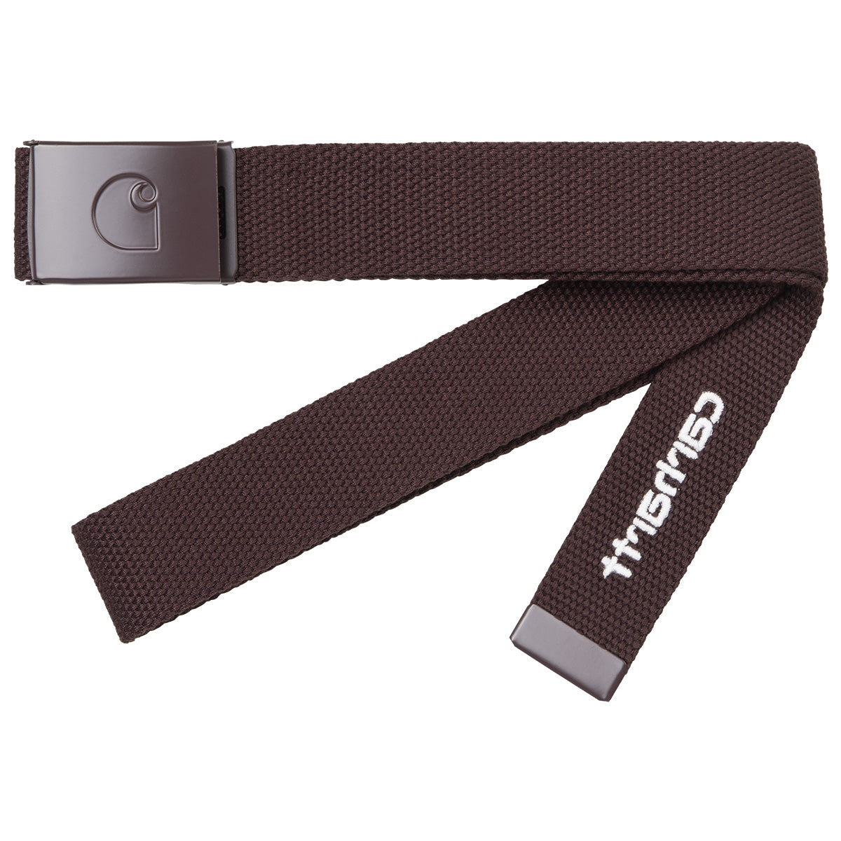 Carhartt WIP C-Logo Belt Tonal Palisander/White