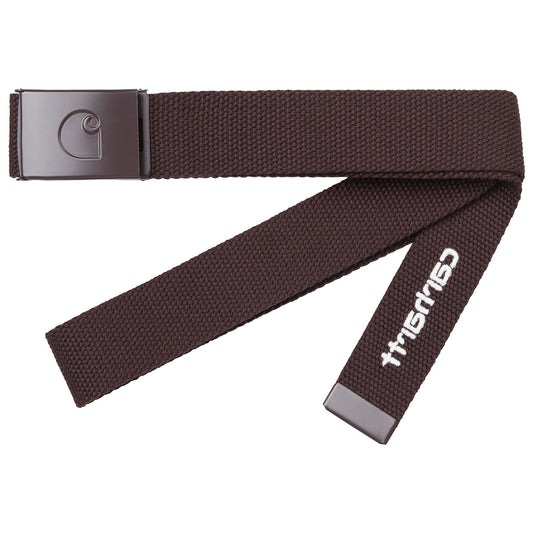 Carhartt WIP C-Logo Belt Tonal Palisander/White