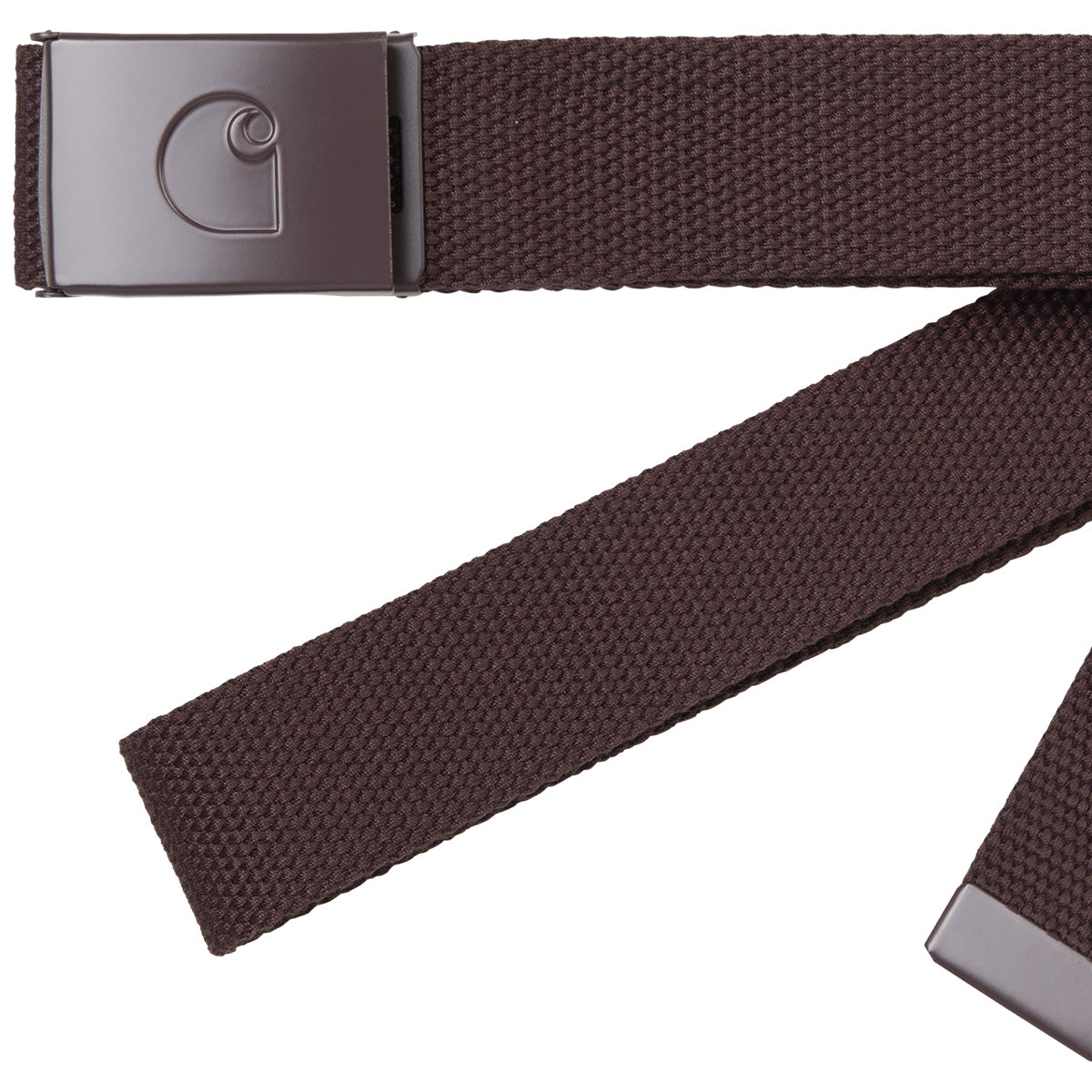 Carhartt WIP C-Logo Belt Tonal Palisander/White