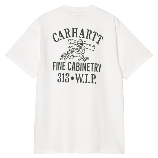 Carhartt WIP Cabinetry T-Shirt White/Black