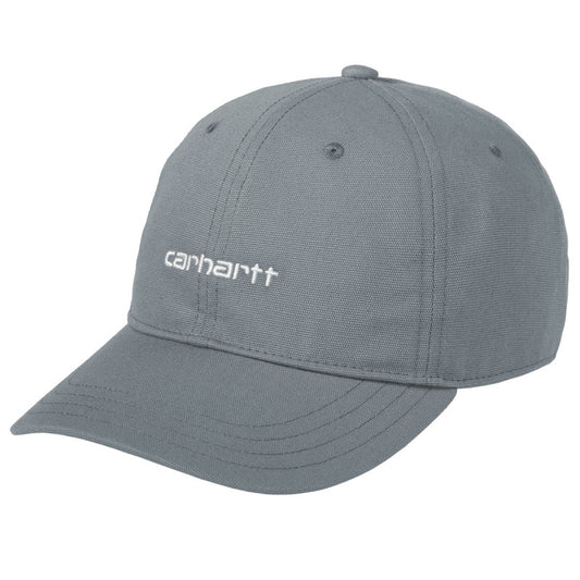 Carhartt WIP Canvas Script Cap Dove Grey/Wax