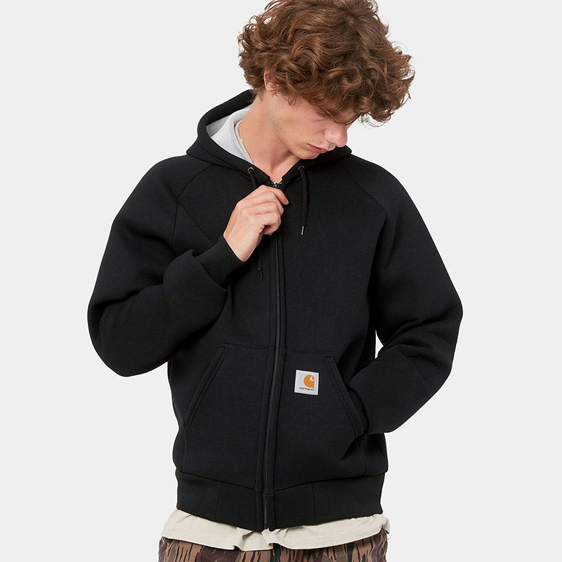 Carhartt WIP Car-Lux Hooded Jacket Black/Grey