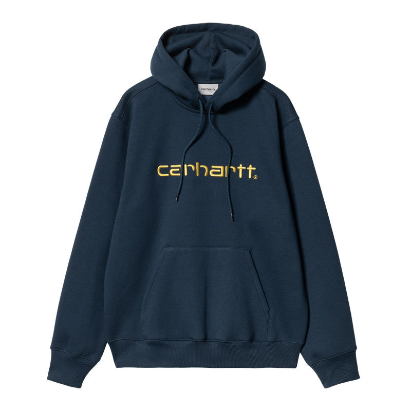 Carhartt WIP Carhartt Hooded Sweater Ink/Air Yellow