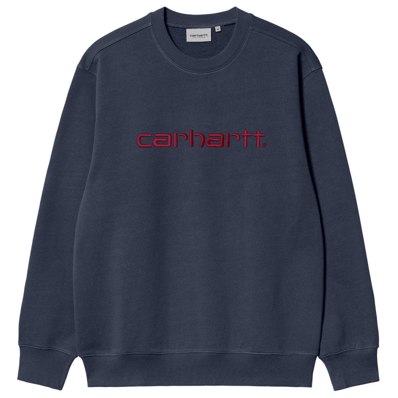 Carhartt WIP Carhartt Sweater Air Force Blue/Malbec