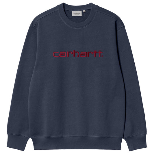 Carhartt WIP Carhartt Sweater Air Force Blue/Malbec