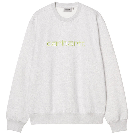 Carhartt WIP Carhartt Sweater Ash Heather/Air Green