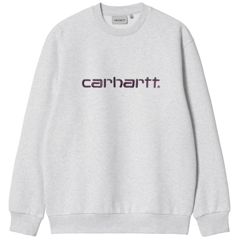 Carhartt WIP Carhartt Sweater Ash Heather/Cozy Purple