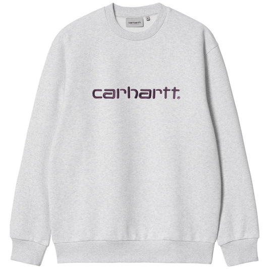Carhartt WIP Carhartt Sweater Ash Heather/Cozy Purple